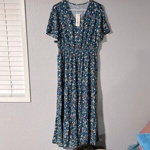NWT PetalLush Floral Maxi Dress